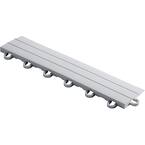 2.75 in. x 12 in. Pearl Silver Looped Polypropylene Ramp Edging for Diamondtrax Home Modular Flooring (10-Pack)