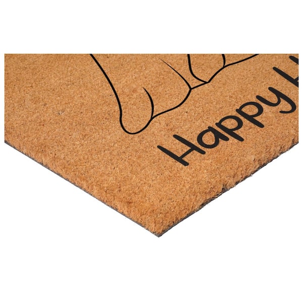 Halloween Ghost Trio 17 in. x 29 in. Multicolored Indoor/Outdoor Doormat