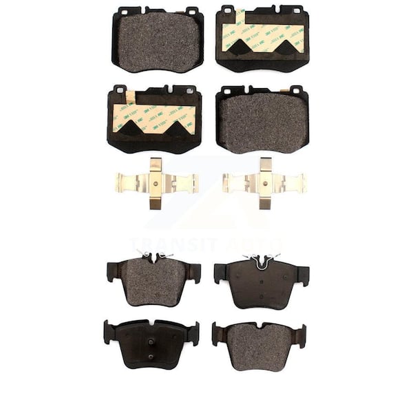 TEC Front Rear Ceramic Brake Pads Kit For Mercedes-Benz GLC300 Without Sport Package KTC-100883