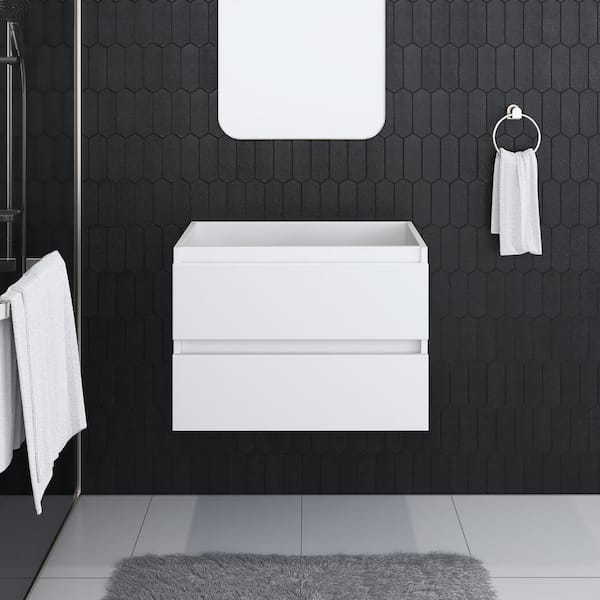 VOLPA USA AMERICAN CRAFTED VANITIES Salt 30 in. W x 20 in. D Bath Vanity Cabinet Only White
