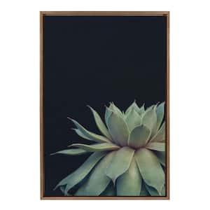 Sylvie "Succulent 8" by F2 Images Framed Canvas Wall Art