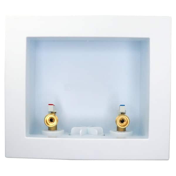 1/2 in. Brass PEX-A Barb x 3/4 in. Male Hose Thread Washing Machine Outlet Box