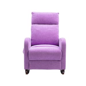 Modern Purple Rocking Massage Chair with High Backrest