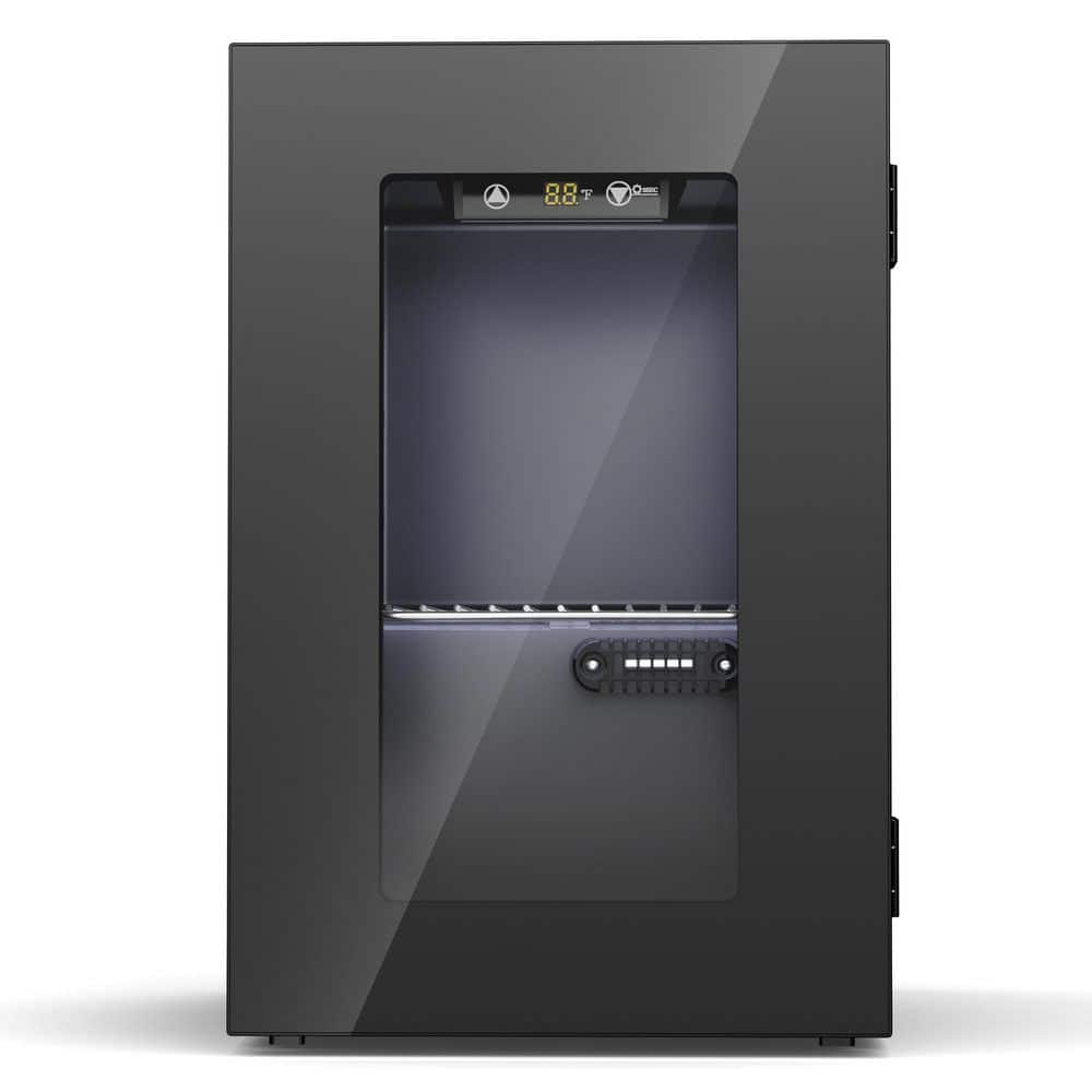 11.02 in. Single Zone 24-Cans Beverage Cooler in Black Beverage Refrigerator with Touch Control for Bottles and Beer price history on PriceWatchPro