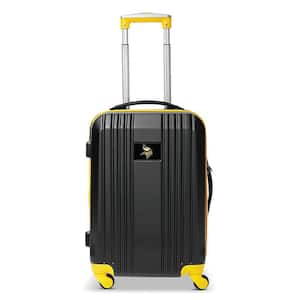 Denco MLB Pittsburgh Pirates 21 in. Hardcase 2-Tone Luggage Carry