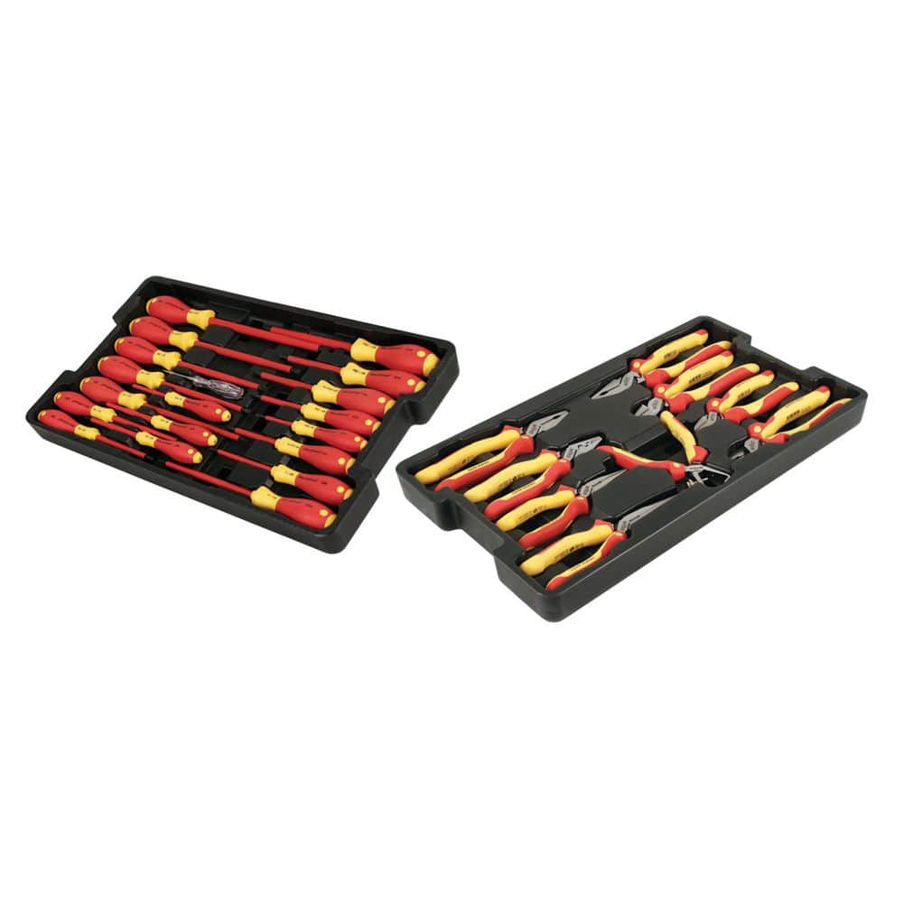 1000-Volt Insulated Pliers Cutters and Screwdriver Tray Set (28-Piece) price history on PriceWatchPro