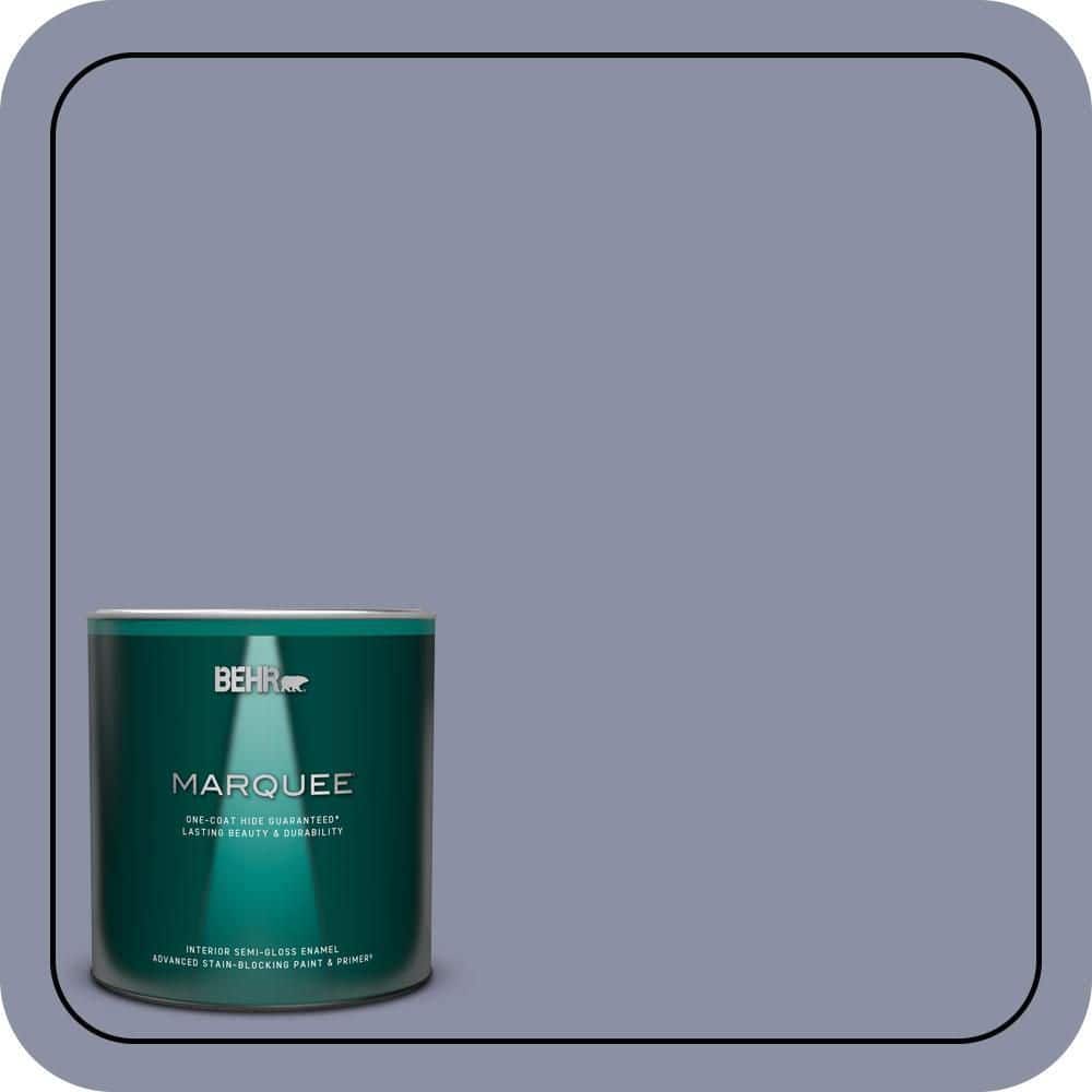 1 qt. #620F-4 Violet Shadow Semi-Gloss Enamel Interior Paint & Primer price history on PriceWatchPro