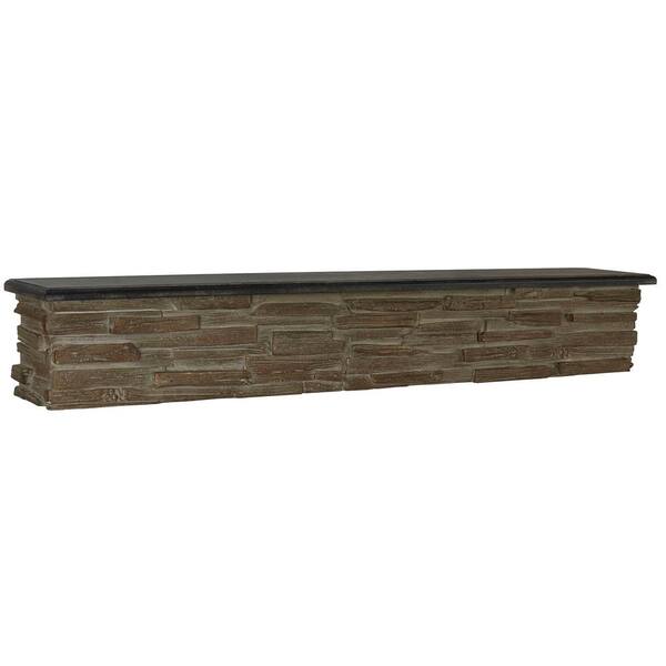 Household Essentials Stone Stacked Wall Rack