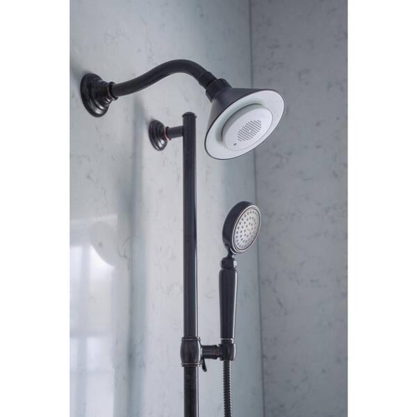 KOHLER Artifacts 2.25 in. Metal Slidebar Trim in Matte Black
