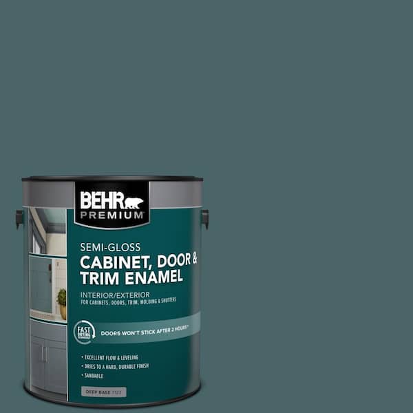 1 gal. #MQ6-02 Walk Me Home Semi-Gloss Enamel Interior/Exterior Cabinet, Door & Trim Paint