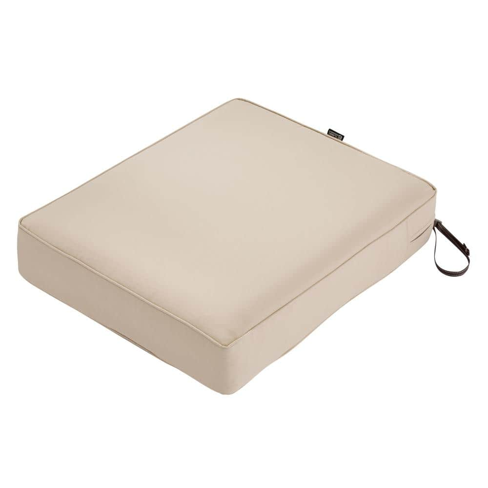 Beige outdoor 2024 chair cushions