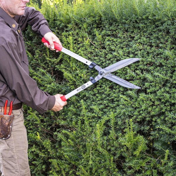 F250-63 10 in. Hedge Shears with High Carbon Steel Blade with Anti-Rust Coating and Light-Weight I-Beam Handles