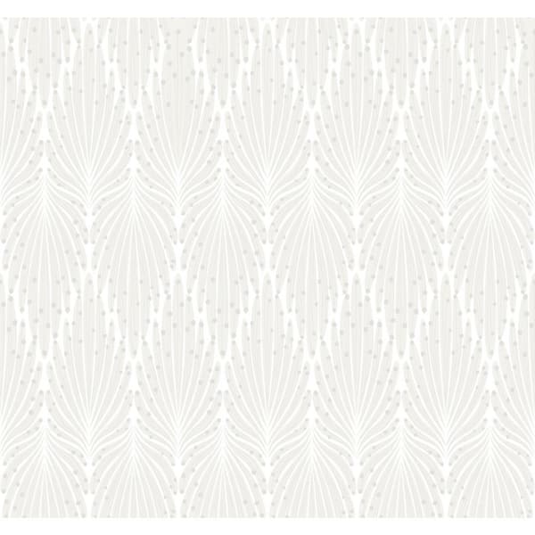 York Wallcoverings Cream Cafe Society Paper Unpasted Matte Wallpaper (27 in. x 27 ft.)