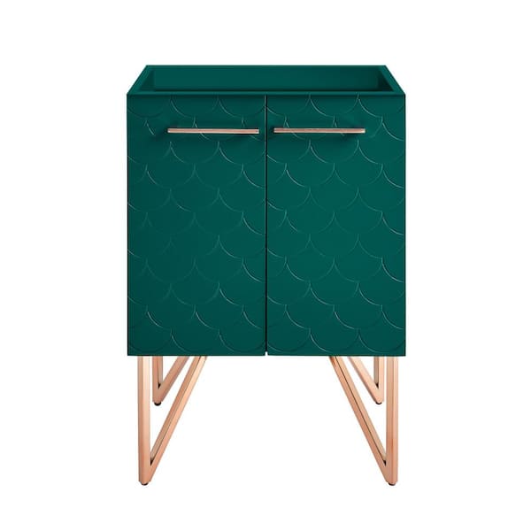 Swiss Madison Annecy 24 in. W x 18 in. D x 35 in. H Bath Vanity Cabinet without Top in Teal