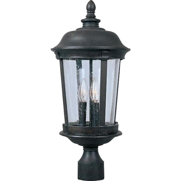 Dover Vivex 3-Light Bronze Outdoor Pole/Post Mount