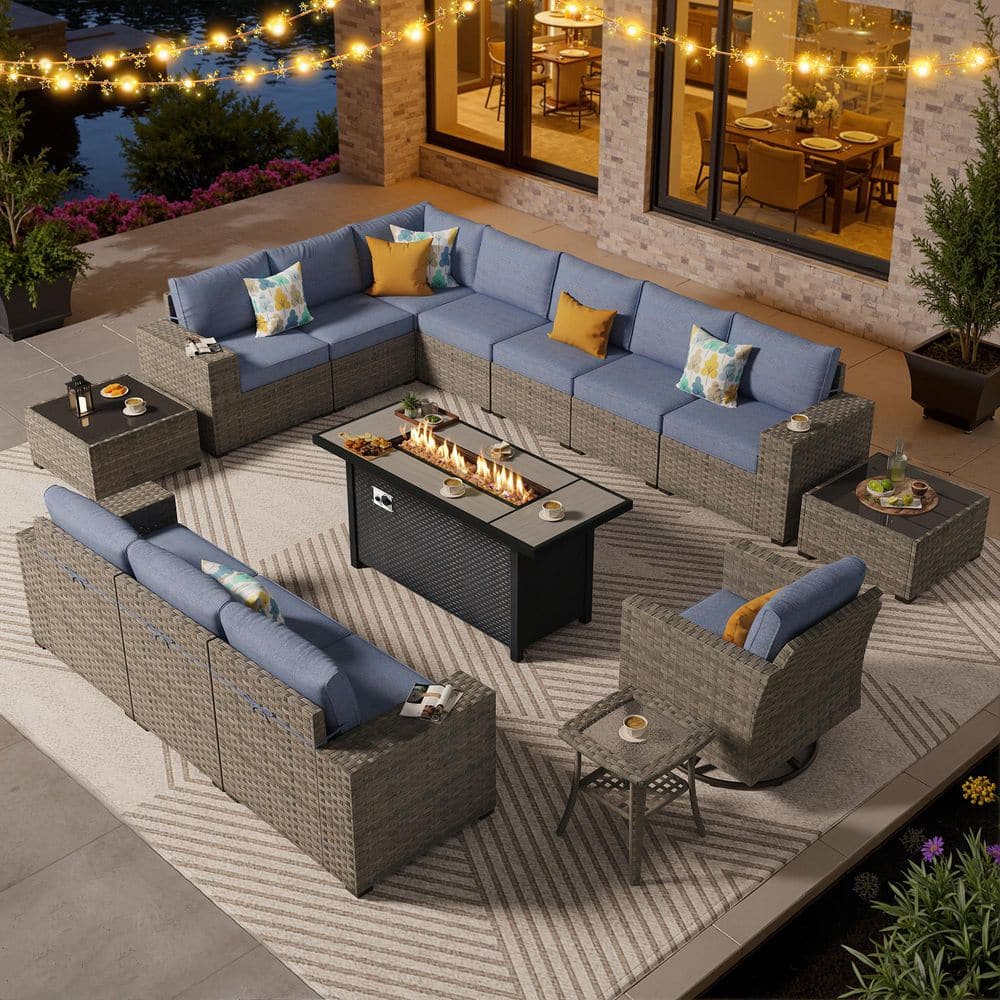 ファイアーエムブレム0 サイファ スカビオサ ピアニー セット XIZZI Solara 15 Pieces Wicker Outdoor Patio Fire Pit Conversation