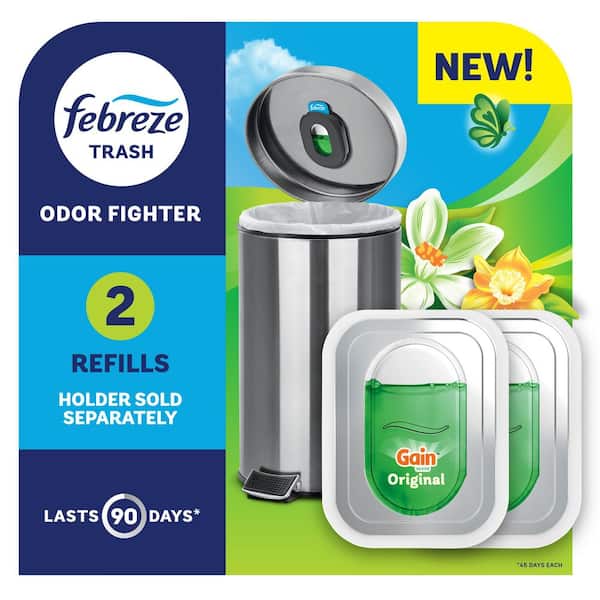 .16 oz. Gain Original Scented Oil Trash Odor Fighter Automatic Air Freshener Refill (2-Count)