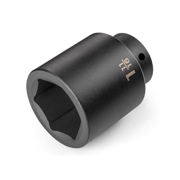 1/2 Inch Drive x 1-11/16 Inch Deep 6-Point Impact Socket