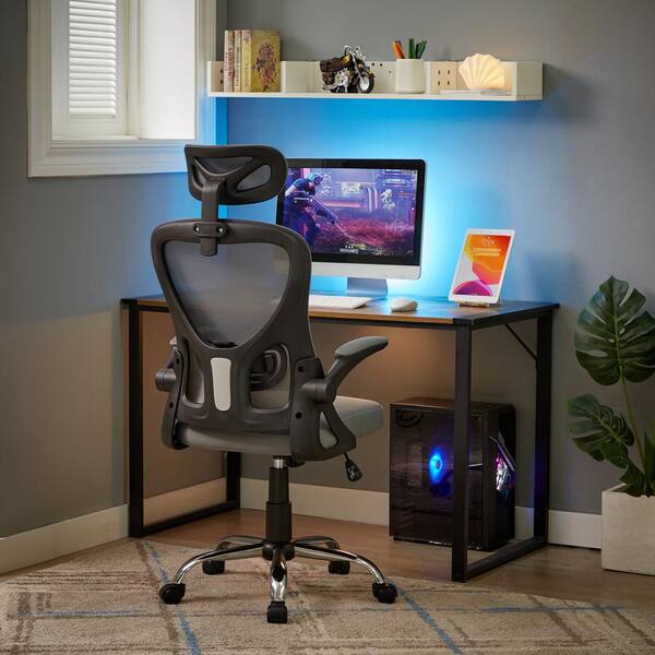 thumbnail image 2 of Ergonomic Office Chair, High Back Mesh Desk Chair With Flip-Up 2 of 14