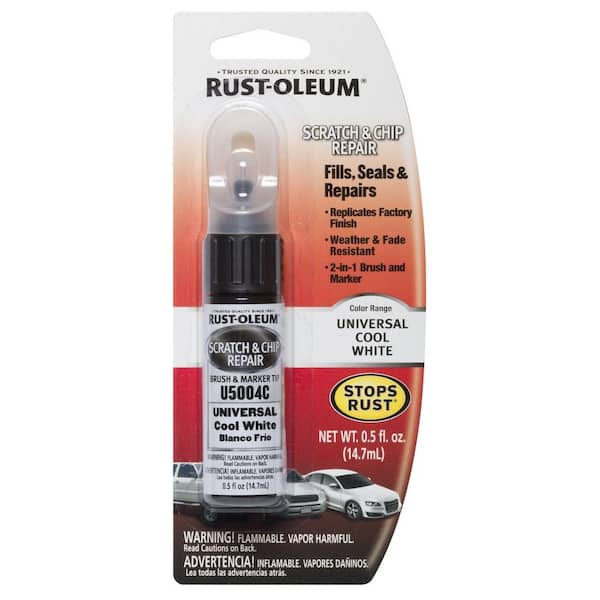Rust-Oleum Automotive 0.5 oz. Universal Cool White Scratch & Chip Repair Marker (6-Pack)