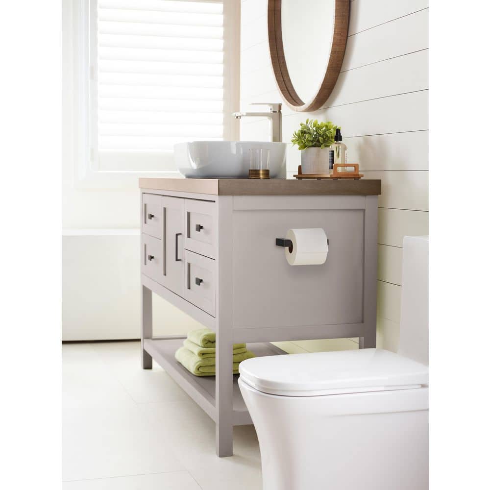 Oil Rubbed Bronze Modern Single Post Toilet Paper Holder