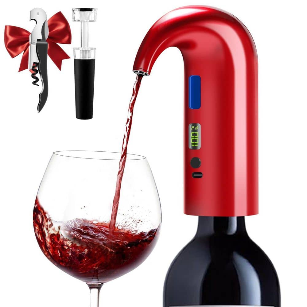 Electric Wine Aerator Decanter Automatic Wine Dispenser Pourer USB Rechargeable Red Wine Gift 1 Piece price history on PriceWatchPro