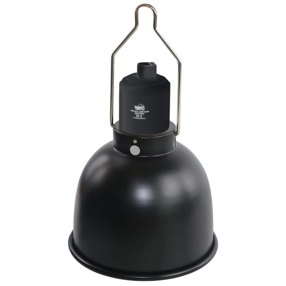 5.5 in. Aluminum Reptile Light Fixture with Lightweight Aluminum Reflector Dome for UVB Light Bulb Basking Bulb Heat price history on PriceWatchPro
