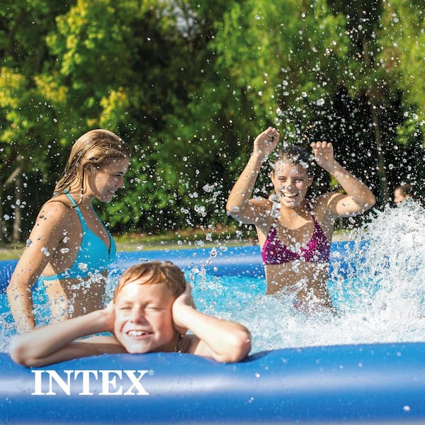 Intex Easy Set 10 ft. Round 30 in. Deep Inflatable Pool Set 28030E