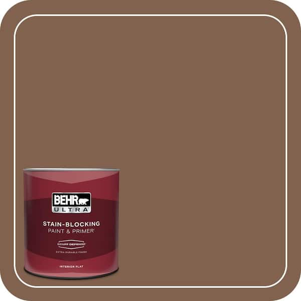 BEHR ULTRA 1 qt. Home Decorators Collection #HDC-SP14-6 Tilled Earth Extra Durable Flat Interior Paint & Primer