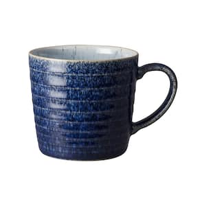 Stoneware Studio Blue Cobalt/Pebble Ridged 13.5oz Mug