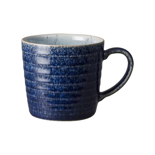 2 Espresso Cups Set 4oz, Blue Pottery Handmade Cups 