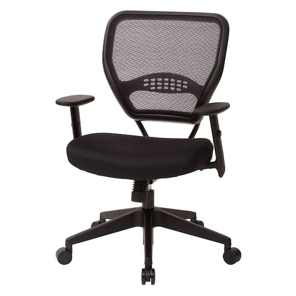 Office Star Products Black AirGrid Back Manager Office Chair