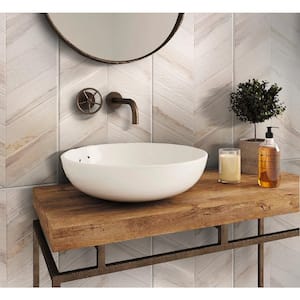 Maori 17.7 in. x 35.4 in. White Porcelain Matte Wall and Floor Tile (13.05 sq. ft./case) 3-Pack