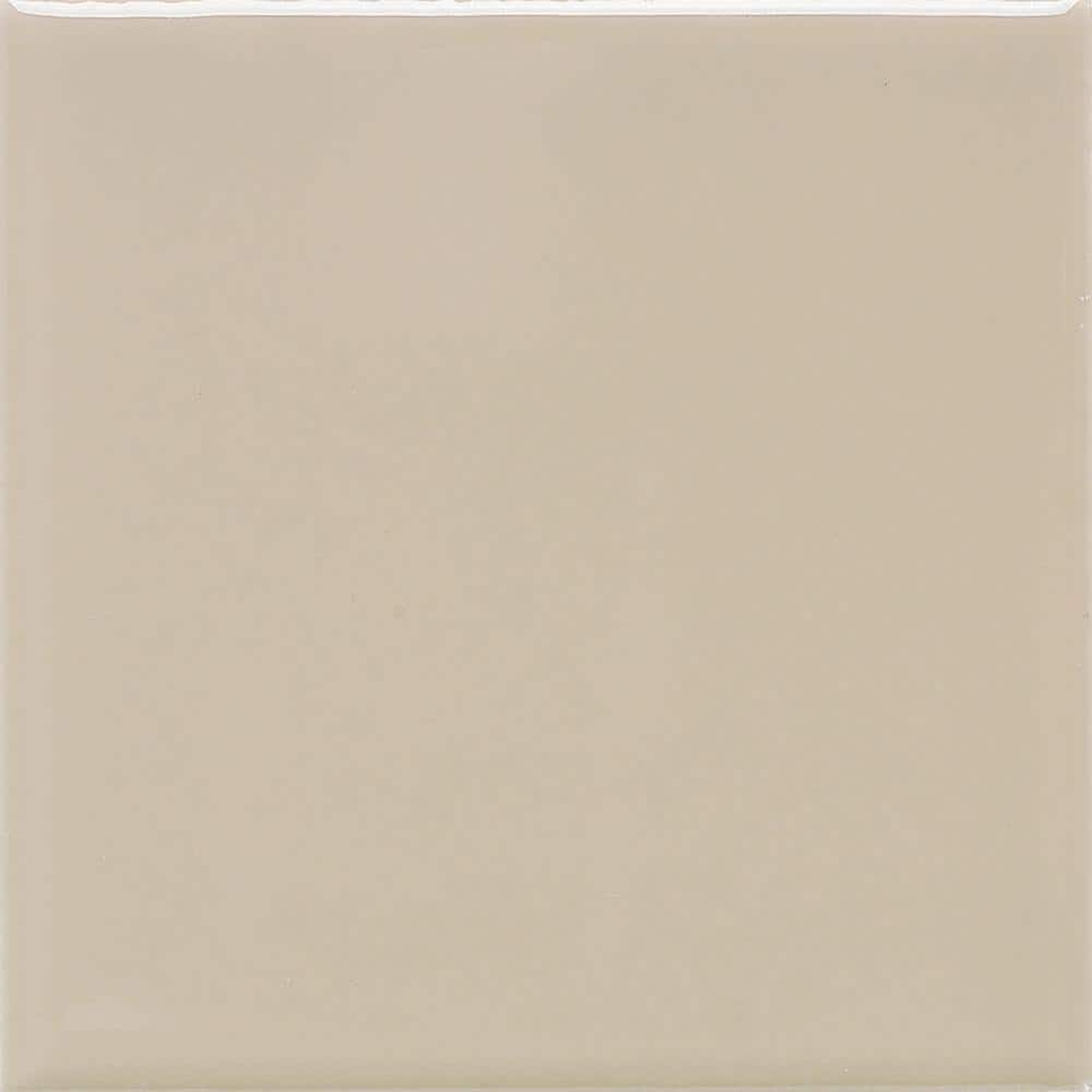 Semi-Gloss Urban Putty 6 in. x 6 in. Ceramic Wall Tile (12.5 sq. ft. / case
