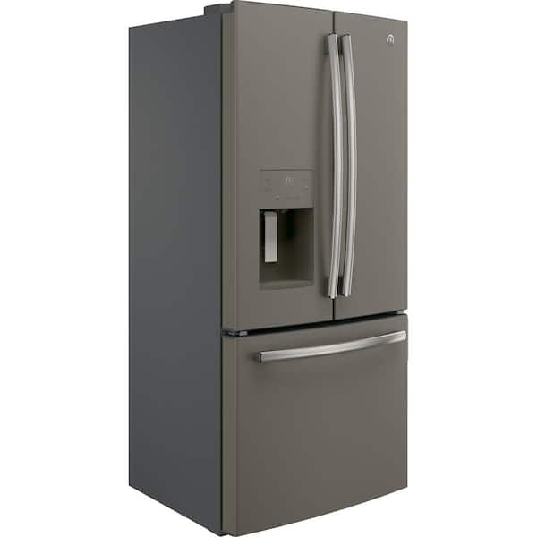 Slate counter deals depth refrigerator