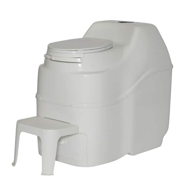 Sun-Mar Excel Non-Electric Waterless High Capacity Self Contained Composting Toilet in White
