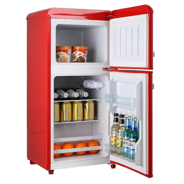 Mini refrigerator 冷温庫 3.5Cu.Ft Compact Refrigerator Mini Fridge with Freezer, 2 Door 7