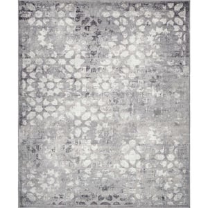 Sofia Larvotto Dark Gray 8 ft. x 10 ft. Area Rug