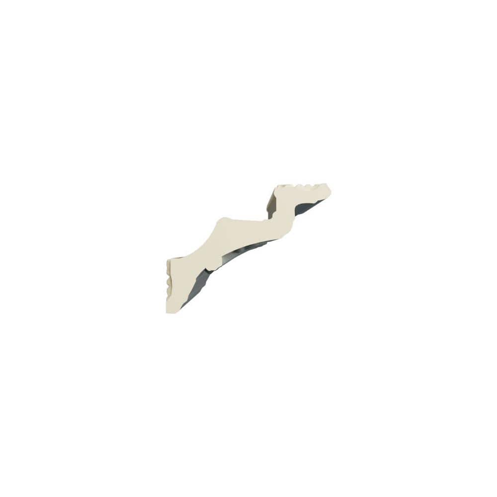 Damian 96 in. Unfinished Polyurethane Crown Moulding