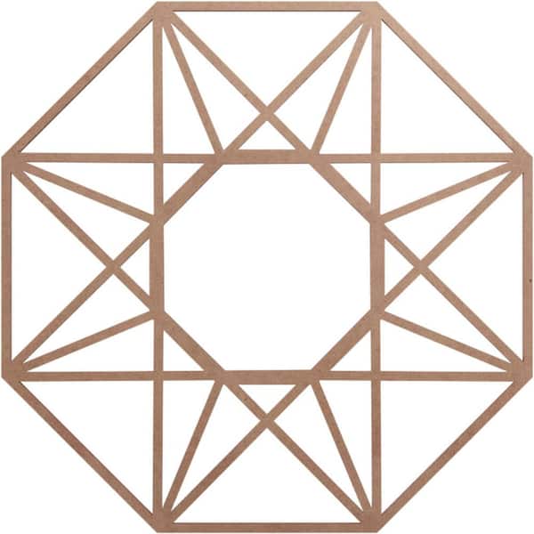 Ekena Millwork 0.25 in. x 24 in. x 24 in. Wood Medallion Moulding