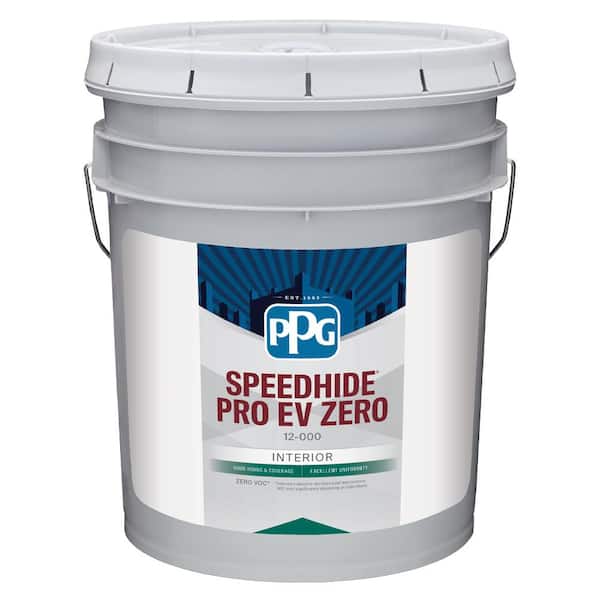 PPG SpeedHide Pro EV Zero 5 gal. Base 1 Eggshell Interior Paint
