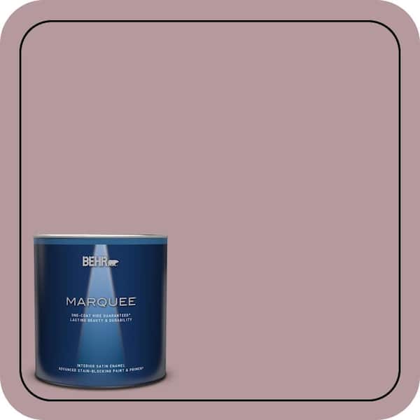 BEHR MARQUEE 1 qt. #PMD-71 Twilight Blush Satin Enamel Interior Paint & Primer