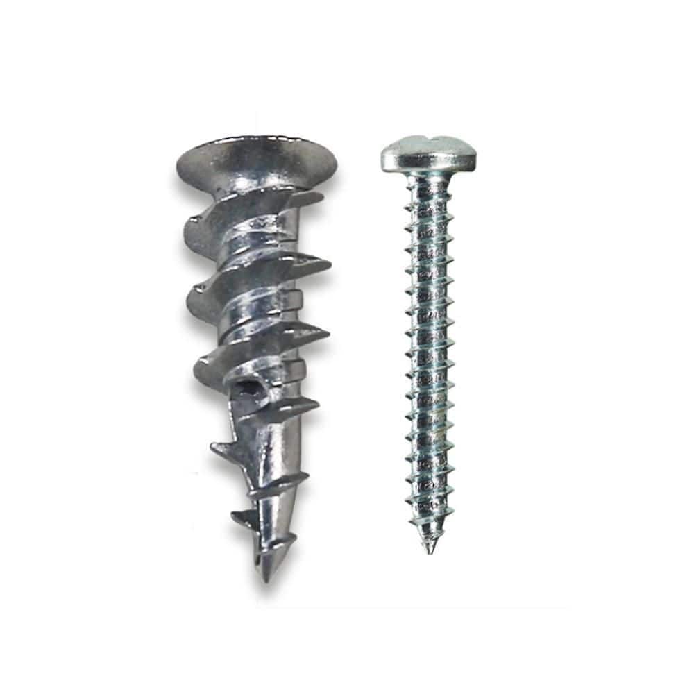 WALLDRILLER #8 Zinc Anchor Plus Screws (pack 50) 041KI - The Home