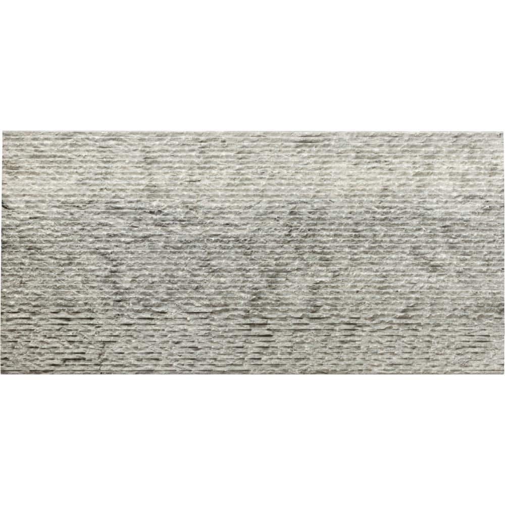 Marble Blue Chiseled and Striated 11.81 in. x 23.62 in. Marble Floor and Wall Tile (2.00 sq. ft.) price history on PriceWatchPro