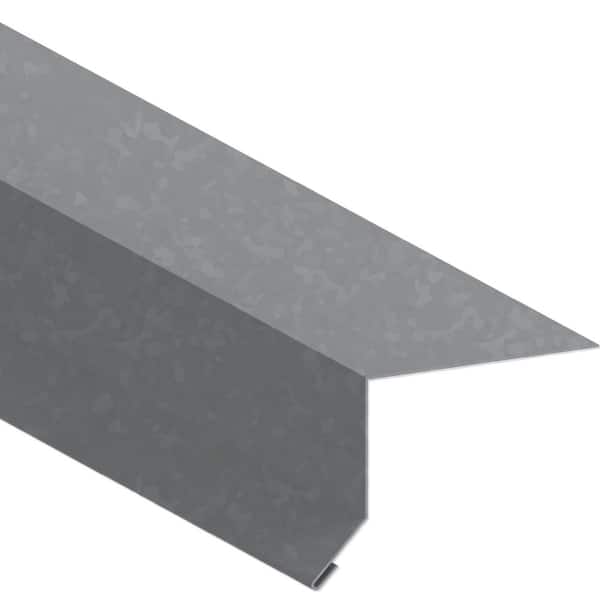 Gibraltar Building Products 1-1/4 in. x 2-1/4 in. x 10 ft. Hemmed Galvanized Steel Drip EdgeFlashing