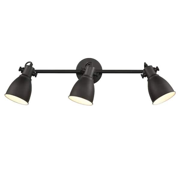 CLAXY 5.12 in. 1-Light Gold Semi-Flush Mount with Clear Glass Shade and No Bulbs Included (1-Pack)