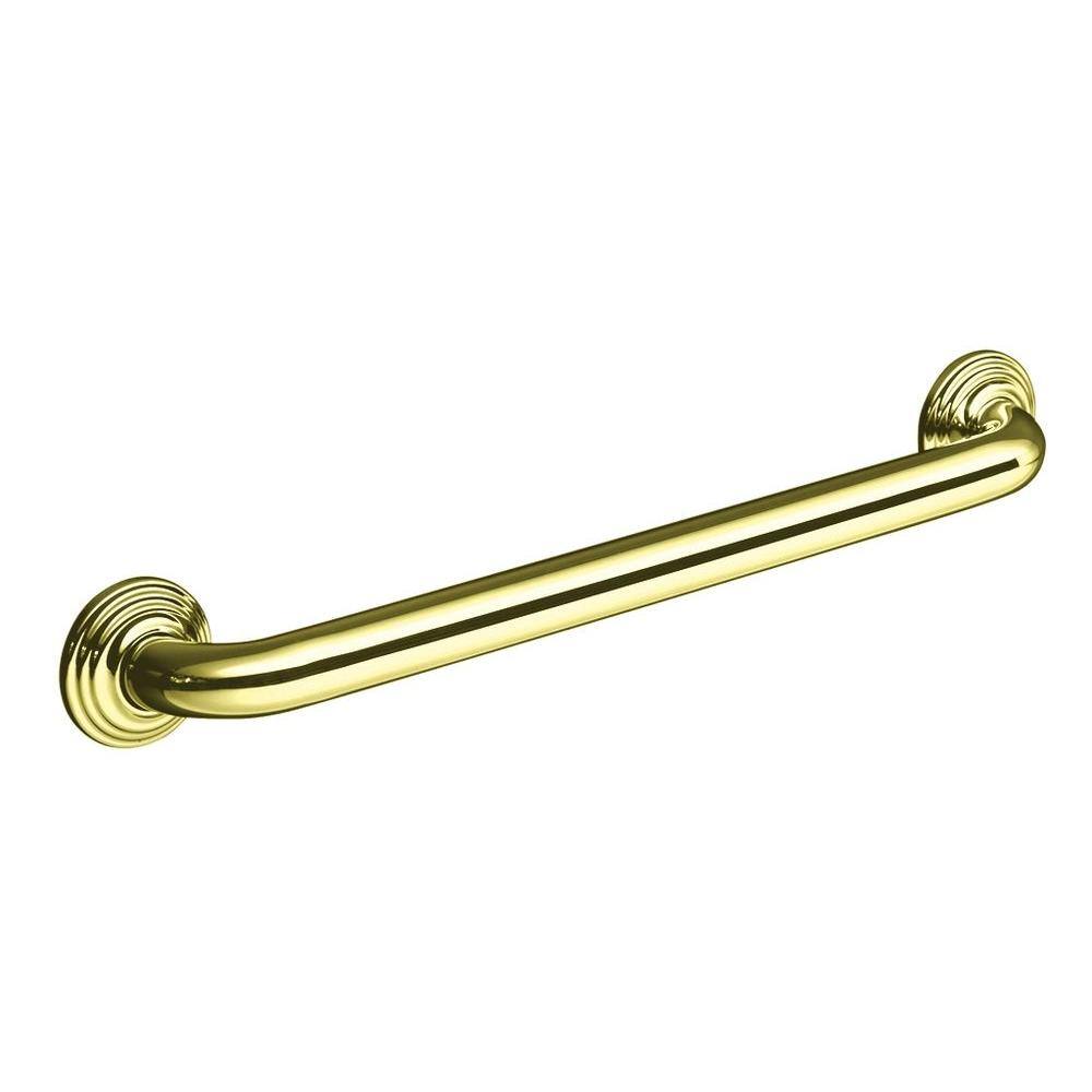 KOHLER Traditional 18 in. Concealed Screw Grab Bar in Vibrant French