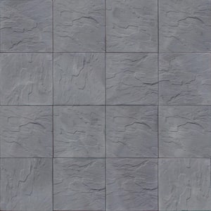 Pavestone 12 In. X 12 In. X 1.75 In. Pewter Wetcast Concrete Step Stone ...