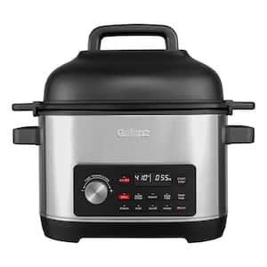 3-in-1 8 Qt. Stainless Steel Electric Multi-Cooker