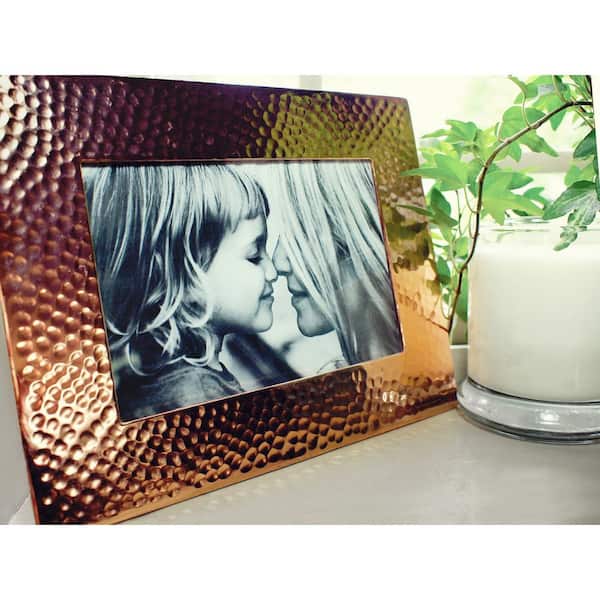 Picture Frame Metal Photo Frame Gold Copper Durable For Home Living Room Hotel 